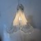 Lámpara colgante italiana de cristal de Murano de Mazzega, años 70, Imagen 39
