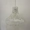 Lámpara colgante italiana de cristal de Murano de Mazzega, años 70, Imagen 18