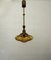 Lámpara colgante Mid-Century de vidrio, años 70, Imagen 18