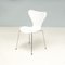 White 3107 Series Dining Chairs attributed to Arne Jacobsen for Fritz Hansen, 2015, Set of 6 7