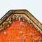 Lampada da parete a forma di diamante in ceramica marrone e arancione, Germania, anni '70, Immagine 5