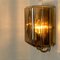 Smoked Glass Wall Lights attributed to Glashütte Limburg, 1960s, Set of 2 14