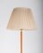 Brass & Leather Floor Lamps, Sweden, 1950s, Set of 2, Image 4