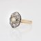 20th Century Pearl Diamonds Yellow Gold Platinum Marquise Ring 6