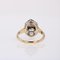 20th Century Pearl Diamonds Yellow Gold Platinum Marquise Ring 11