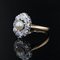 20th Century Pearl Diamonds Yellow Gold Platinum Marquise Ring 5