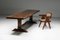 Early 20th Century Brutalist Rustic Dining Table, France 5