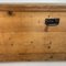 Large Victorian Pine Stripped Trunk 8
