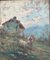 Bonfatti, Shepherdess, 20th Century, Oil on Canvas 4