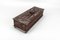 Antique Swiss Black Forest Dark Brown Carved Wood Glove Box, Ca. 1900s 9