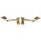 Art Nouveau French Brass Piano Wall Sconces Swivel Candleholders, 1920s, Set of 2, Image 1