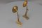 Art Nouveau French Brass Piano Wall Sconces Swivel Candleholders, 1920s, Set of 2 7
