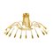 Large Chandelier in Brass in the style of Kaiser, Germany, 1960s, Image 1