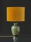 Gouda Art Nouveau–Art Deco Table Lamp with Velvet Shade, 1921 1