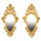 Antique Florentine Rococo Giltwood Mirrors, 19th Century, Set of 2, Image 1