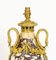 Antike französische Louis XVI Revival Ormolu Tischlampe aus Marmor, 1860er 4