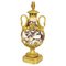 Antike französische Louis XVI Revival Ormolu Tischlampe aus Marmor, 1860er 1