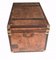 Vintage Leather Luggage Trunk 8