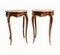 French Louis XVI Cocktail Tables with Marquetry Sides, Set of 2 1