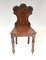 Victorian Hall Chair Mahogany, 1860s 4