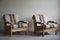 Danish Modern Lounge Chairs in Oak attributed to Henning Kjærnulf, 1960s, Set of 2 15