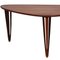 Triangular Coffee Table in Teak, 1960s 3