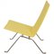 Poul Kjærholm Pk-22 Lounge Chair in Yellow Fabric by Poul Kjærholm for Fritz Hansen, 2000s 7