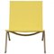 Poul Kjærholm Pk-22 Lounge Chair in Yellow Fabric by Poul Kjærholm for Fritz Hansen, 2000s 2