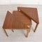 Tables Gigognes Mid-Century en Teck, Set de 3 3