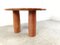 Il Colonnato Dining Table in Red Travertine by Mario Bellini for Cassina, 1970s, Image 3