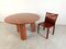 Il Colonnato Dining Table in Red Travertine by Mario Bellini for Cassina, 1970s, Image 4