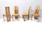 Chaises par Afra & Tobia Scarpa avec Structure Durmast, 1970s, Set de 4 5