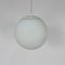Vintage Glass Hanging Ball Lamp from Hala Zeist, 1960s 1