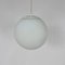 Vintage Glass Hanging Ball Lamp from Hala Zeist, 1960s, Image 1