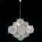 Chandelier 36 Murano Iridescent Glass Discs 70s attributed to Gino Vistosi for Vistosi, Image 1