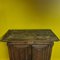 Antique French Oak Table Cabinet, 18th Century 19