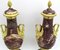 Napoleon III Vases in Golden Bronze and Marble, 19th Century, Set of 2, Image 8