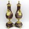 Napoleon III Vasen aus Goldener Bronze & Marmor, 19. Jh., 2er Set 5
