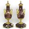 Napoleon III Vasen aus Goldener Bronze & Marmor, 19. Jh., 2er Set 1
