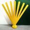 Yellow Coat Stand mod. Ventaglio by G. Pasotto for Tarzia, 1975 1