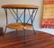 Rattan and Iron 2 Level Coffee Table, 1960s 3