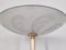 Vintage Brass and Etched Glass Floor Lamp by Pietro Chiesa in the style Fontana Arte, 1960s, Image 6
