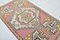 Kleiner Handgeknüpfter türkischer Teppich aus verblasster Wolle, 1960er 3
