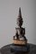 Thailändischer Künstler, Skulptur von Buddha, 19. Jh., Nussholz 1