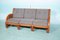 Mid-Century Wicker and Cane Sofa and Lounge Chairs Set, Set of 3 44