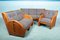 Mid-Century Wicker and Cane Sofa and Lounge Chairs Set, Set of 3 1