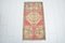 Turkish Red Faded Wool Small Rug, 1960s 5