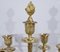 19th Century Empire 3-Piece Marble and Bronze Chimney Trim, Set of 3 18