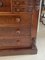 Victorian Figured Mahogany Chest of Drawers, 1860s 10