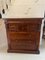 Victorian Figured Mahogany Chest of Drawers, 1860s, Image 1